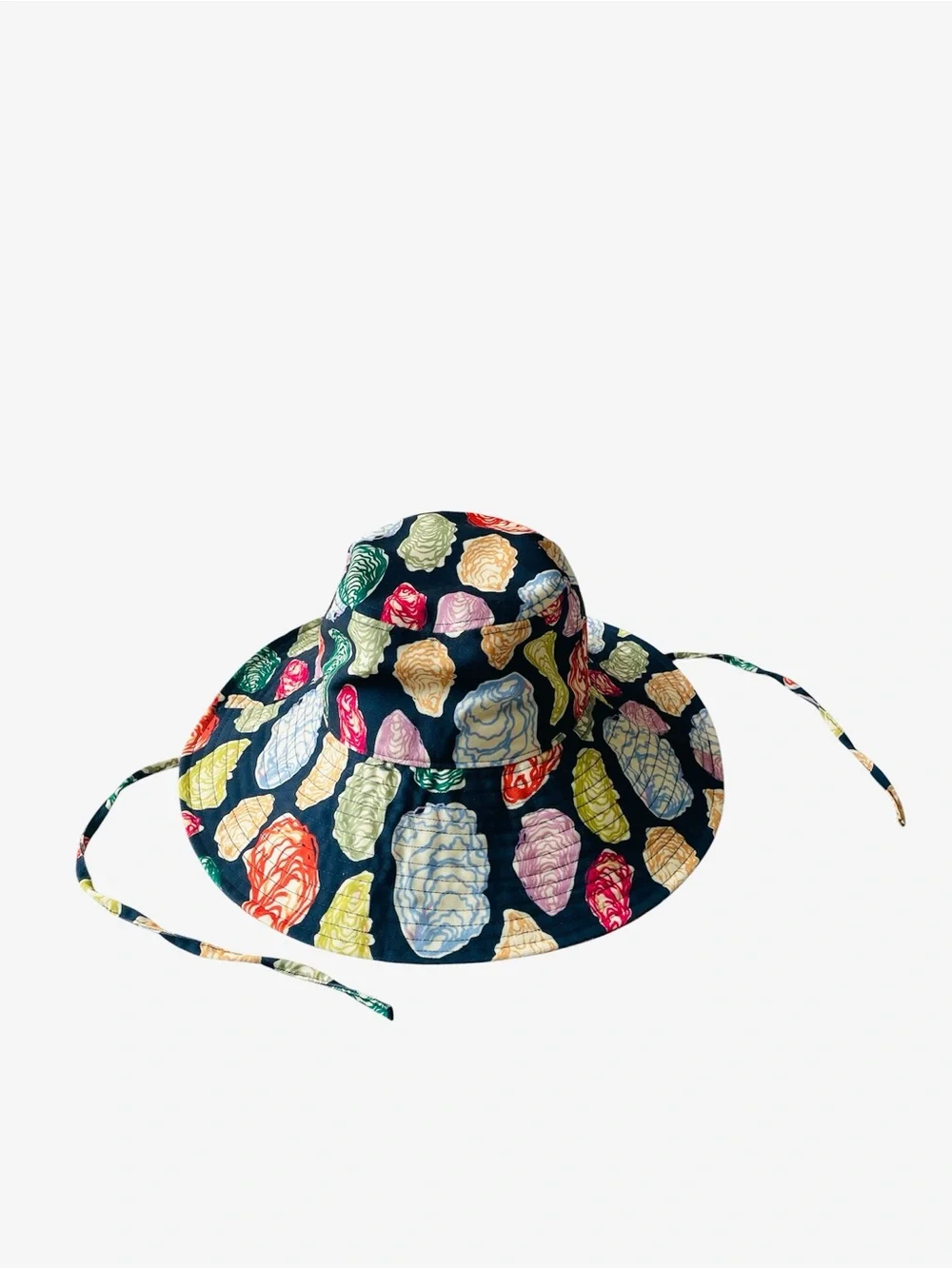 Vera Bradley Essentials Packable Sun Hat Oyster Bar Nautical Beach 4